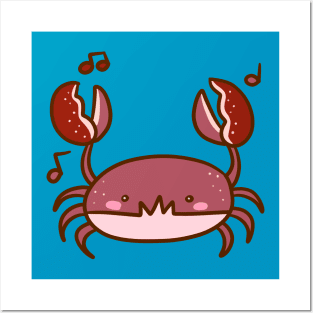 Musical Red Crab Posters and Art